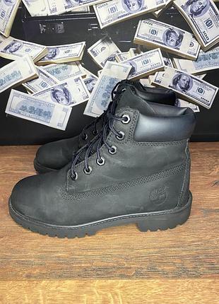 Черевики чоловічі timberland чорні шкіряні 38 розмір