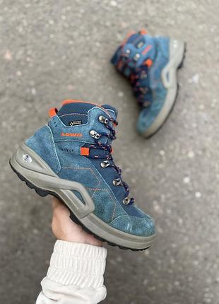 Lowa gore tex сапожки детские 36 размер мембранные трекинговые демисезонные outdoor hiking boots kids