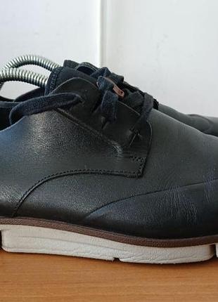 Кожанные туфли фирмы clarks оригинал