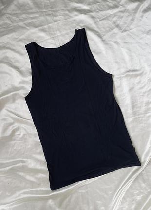 Мужская черная майка, размер l–xl