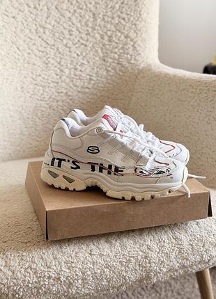 Кросівки skechers білі 3