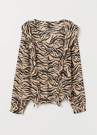 Бежева блуза h&m