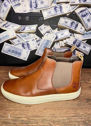 Черевики чоловічі timberland коричневі шкіряні 40 розмір