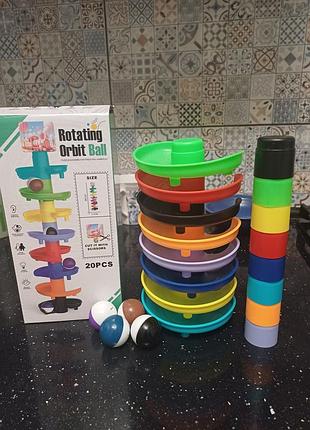 Розвиваюча іграшка rotating orbit ball різнокольорова