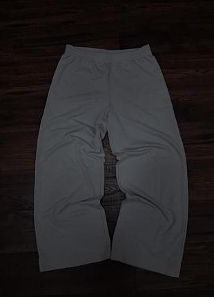 Сірі широкі спортивні штани h&m basics, розмір m