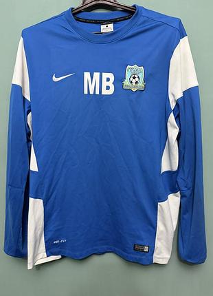 Спортивна кофта / реглан nike dri-fit (синьо-білий