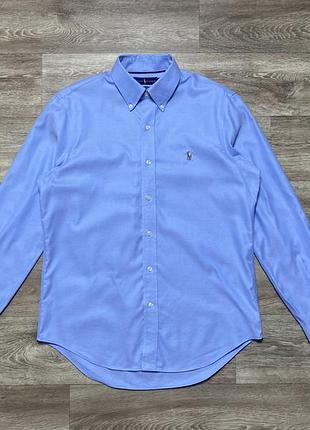 Оригінальна чоловіча сорочка polo ralph lauren size m pony color logo
