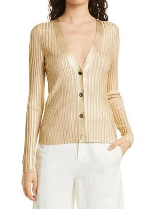 Гарний фірмовий кардиган ted baker daniah metallic stretch woven cardigan