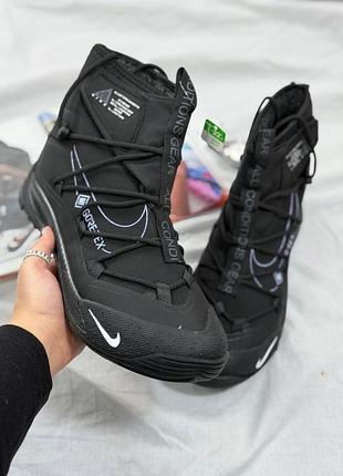 Женские кроссовки nike acg terra antarktik gore-tex black grey / smb+ 🔗