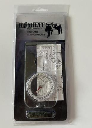 Планшетний рідинний компас kombat uk military map compass