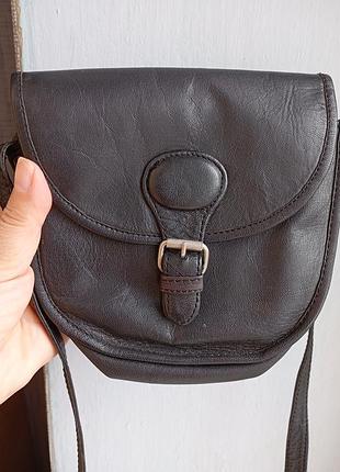 Zara. шкіряна кросбоді