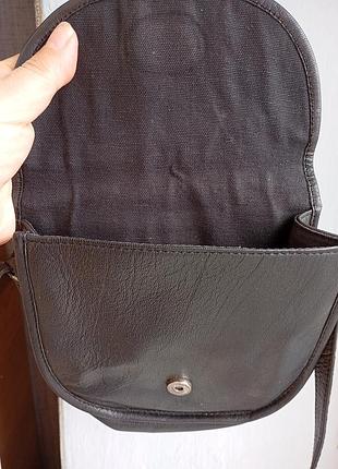 Zara. кожаная кросбоди 2