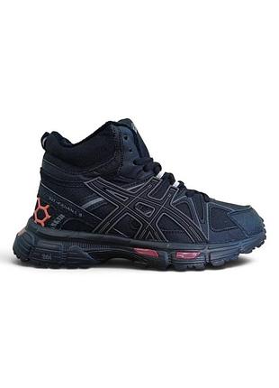 Женские кроссовки asics gel kahana 8 high black red fur / smb+ 🔗