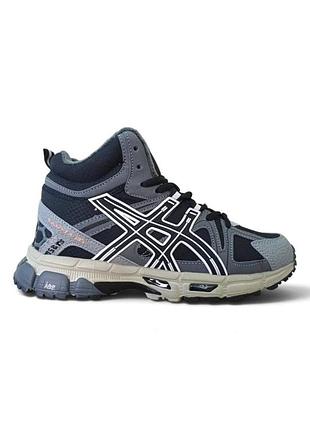 Женские кроссовки asics gel kahana 8 high grey black fur / smb+ 🔗