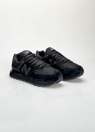 Водонепроникні кросівки new balance 574 classic gtx all black