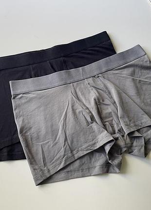 2 шт набір боксерів чоловічих труси h&m