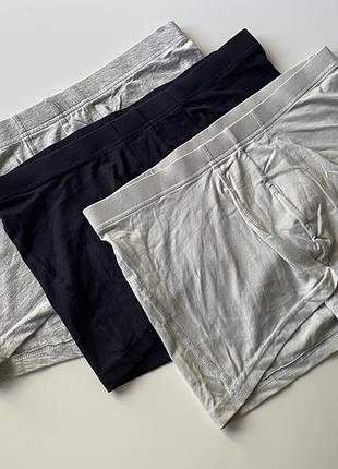 3 шт набір боксерів труси чоловічі h&m