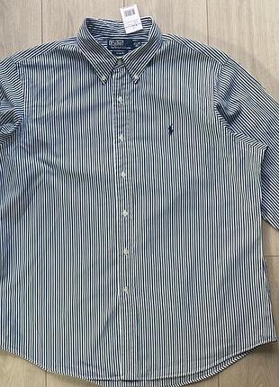 Polo ralph lauren чоловіча сорочка, рубашка в смужку, брендова сорочка, рубашка