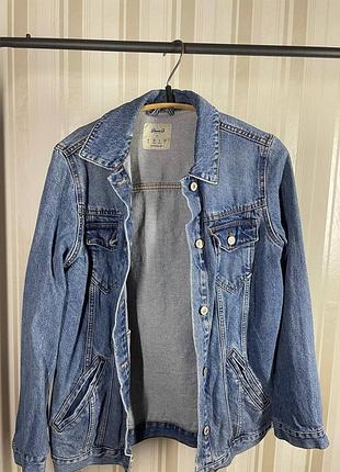 Джинсовая женская куртка denim &amp; co. голубая размер s / 36 / 8