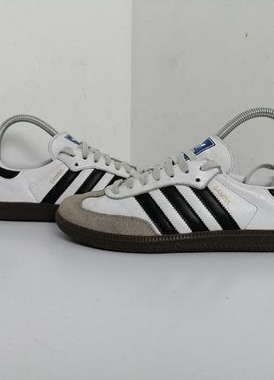 Кроссовки adidas samba og white black размер 40