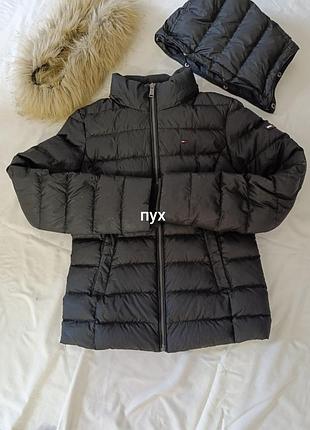 Женская пуховая куртка tommy hilfiger (tommy jeans) original.