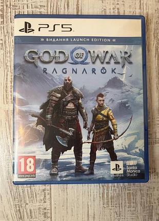 God of war ragnarok pps5 (выдача launch edition, полный комплект, cib)
