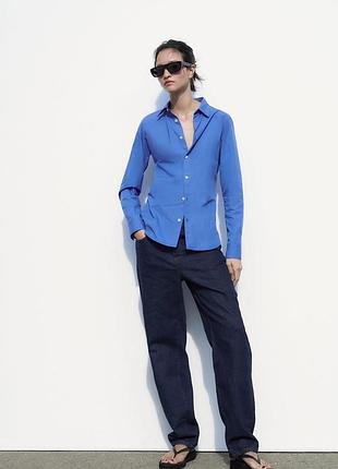 Красивая голубая приталенная поплиновая рубашка zara
⚡⚡⚡⚡⚡⚡⚡⚡⚡⚡⚡⚡⚡