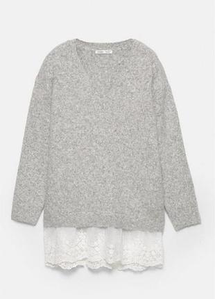 В'язаний светр pull&bear розмір s,m 4