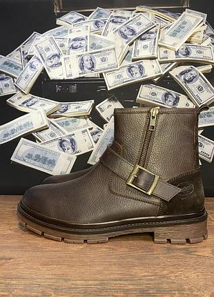 Черевики чоловічі dockers коричневі, розмір 41, устілка 26 см