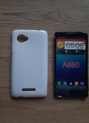 Чехол для lenovo a880 чохол на леново а880 (захисна плівка)