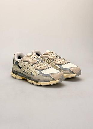 Водонепроникні кросівки asics gel-nyc w gtx beige
