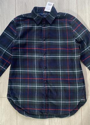 Polo ralph lauren підліткова сорочка, рубашка  тепла,брендова сорочка, рубашка