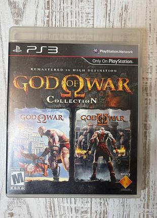 God of war collection pps3 (god of war 1 &amp; 2 hd, ntsc-u/c, полный комплект, cib)
