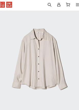 Рубашка uniqlo р. xl