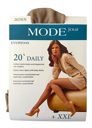 Колготки капронові mode daily daino 20 ден 2 р. бежеві 1340