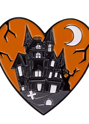 Значок страшний дім сімейства адапт бреш жовтогаряче серце wednesday addams family house halloween love венсдей хеллоуїн фону