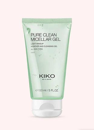 Міцелярний гель kiko milano new pure clean micellar gel 150 мл
