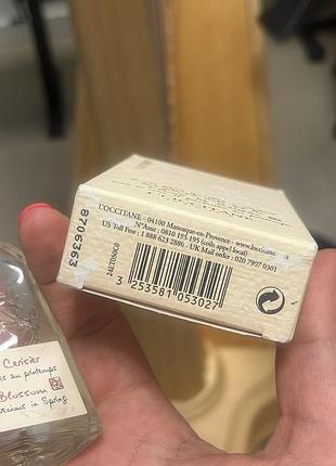 Fleur de cerisier l’occitane 50 мл 4