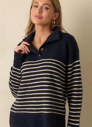 Стильний светр, кофта, в'язаний светр під горло, гольф zara