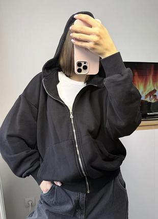 Кофта худи zip h&m