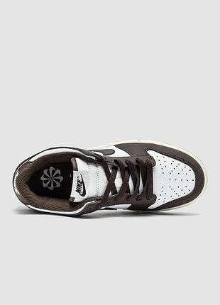 Nike dunk low next nature brown/white 5