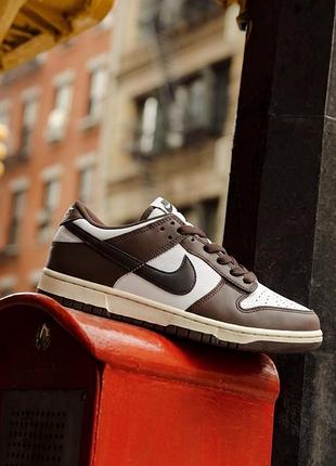 Nike dunk low next nature brown/white