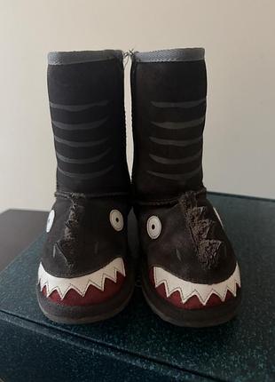 Черевики дитячі emu australia shark чорні 28 р