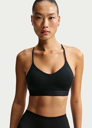 Спортивний топ/бра nike indy light-support l/л