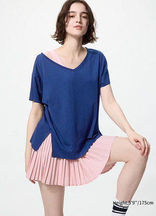 Футболка airism свободного кроя uniqlo