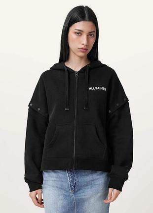 Зіп кофта з капюшоном allsaints