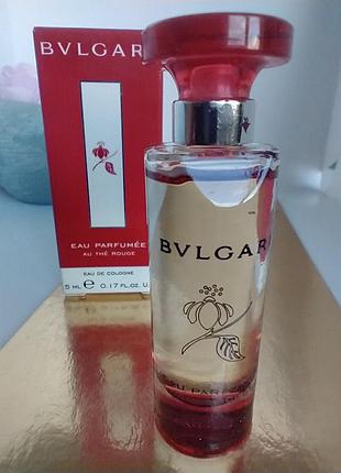 Bvlgari eau parfumee au the rouge миниатюра 5мл винтаж редкость