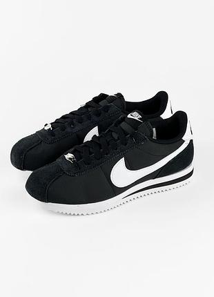 Nike cortez txt w black оригинал