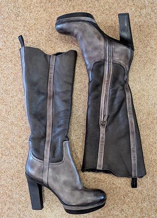 Жіночі зимові чоботи santoni (італія), 37.5