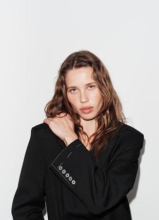 Оригинальный жакет оверсайз zara 3